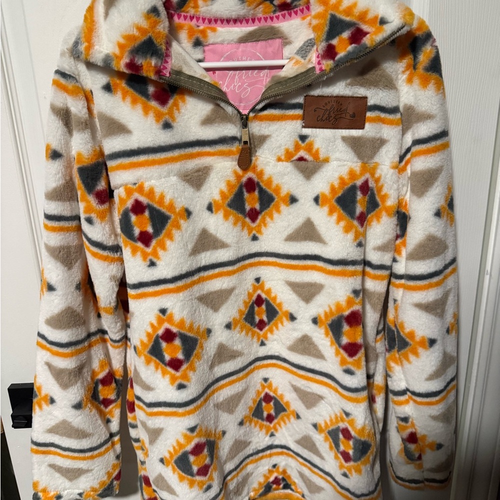 Simply Southern Multicolor Fleece Pullover